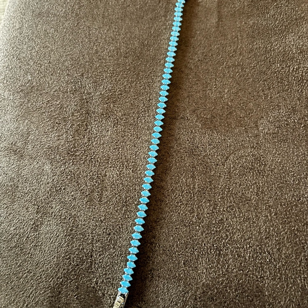 Pretty Bird Turquoise Tennis Bracelet